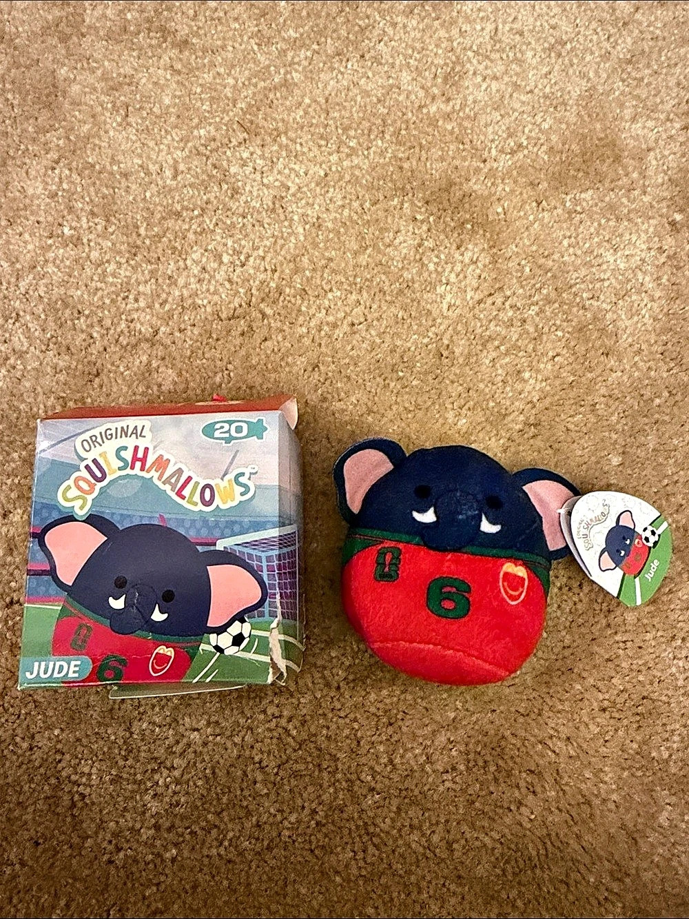 Squishmallows Jude the Elephant #20 McDonald's FIFA World Cup 2026 Happy Meal